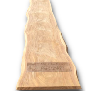 ESC - 7 Exotic Southern Teak Live Edge Table Slab