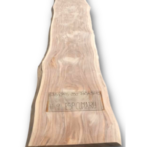 ESC - 9 Exotic Southern Teak Live Edge Table Slab