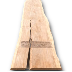 ESC - 23 Exotic Southern Teak Live Edge Table Slab