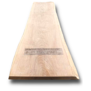 ESC - 19 Exotic Southern Teak Live Edge Table / Dine Slab