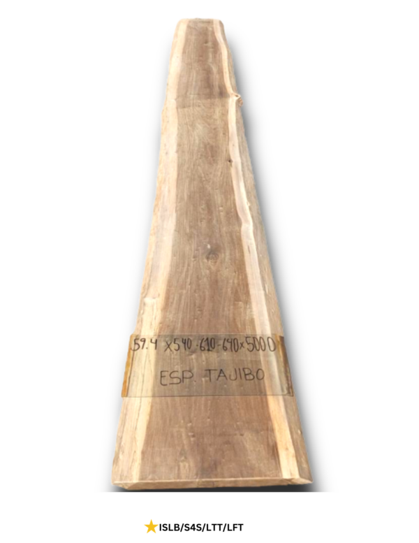 ESI - 13 Exotic Brazilian Walnut Live Edge Table Top Slab