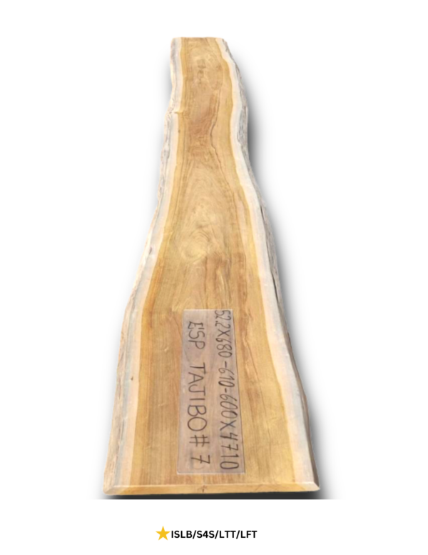 ESI - 7 Exotic Brazilian Walnut Live Edge Table Top Slab