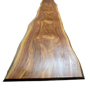 ESC - 6W Exotic Southern Teak Live Edge Table / Meeting Room Slab