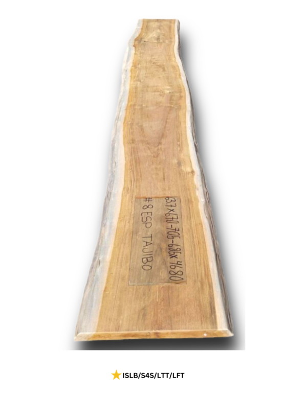ESI - 8 Exotic Brazilian Walnut Live Edge Table Slab