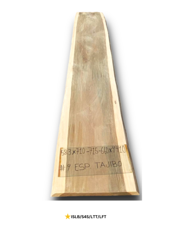 ESI - 9 Exotic Brazilian Walnut Live Edge Table Slab