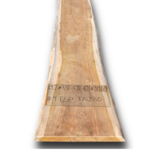 ESI - 4 Exotic Brazilian Walnut Live Edge Table Slab