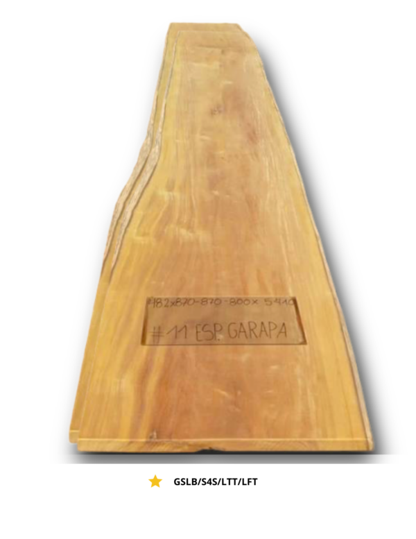 ESG - 11 Exotic Bolivian Ash Live Edge Table Slab