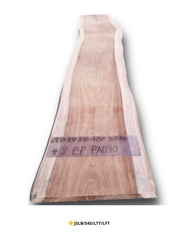 ESJ - 2 Exotic Brazilian Cherry Live Edge Table Slab