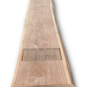ESC - 14 Exotic Southern Teak Live Edge Table Slab