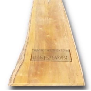 ESG - 18 Exotic Bolivian Ash Live Edge Table Slab