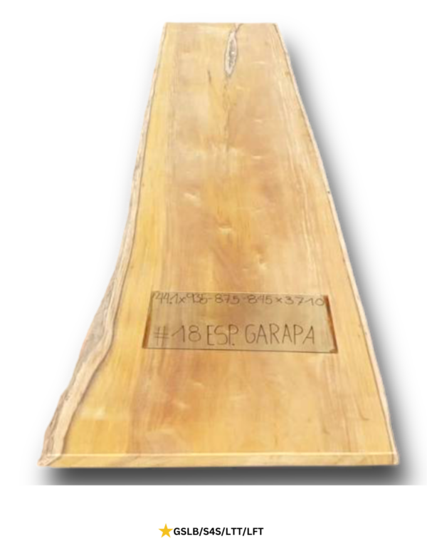 ESG - 18 Exotic Bolivian Ash Live Edge Table Slab